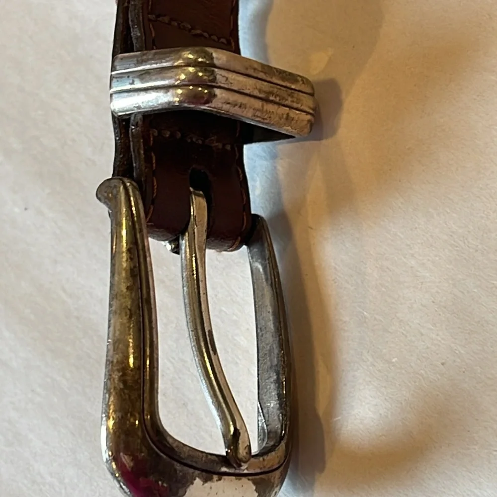 Onyx by Brighton Men’s Leather Belt – Golf Theme, 46” Long, Genuine Leather